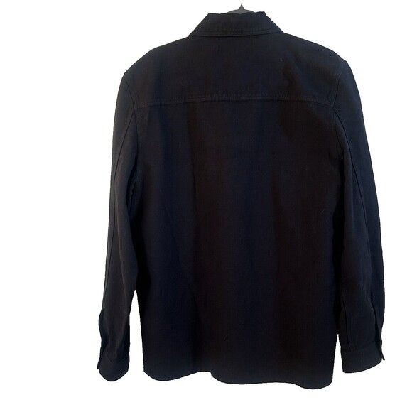 Maison Standards Felix Navy Cotton Overshirt Jacket Patch Pockets Size XL - Picture 5 of 9